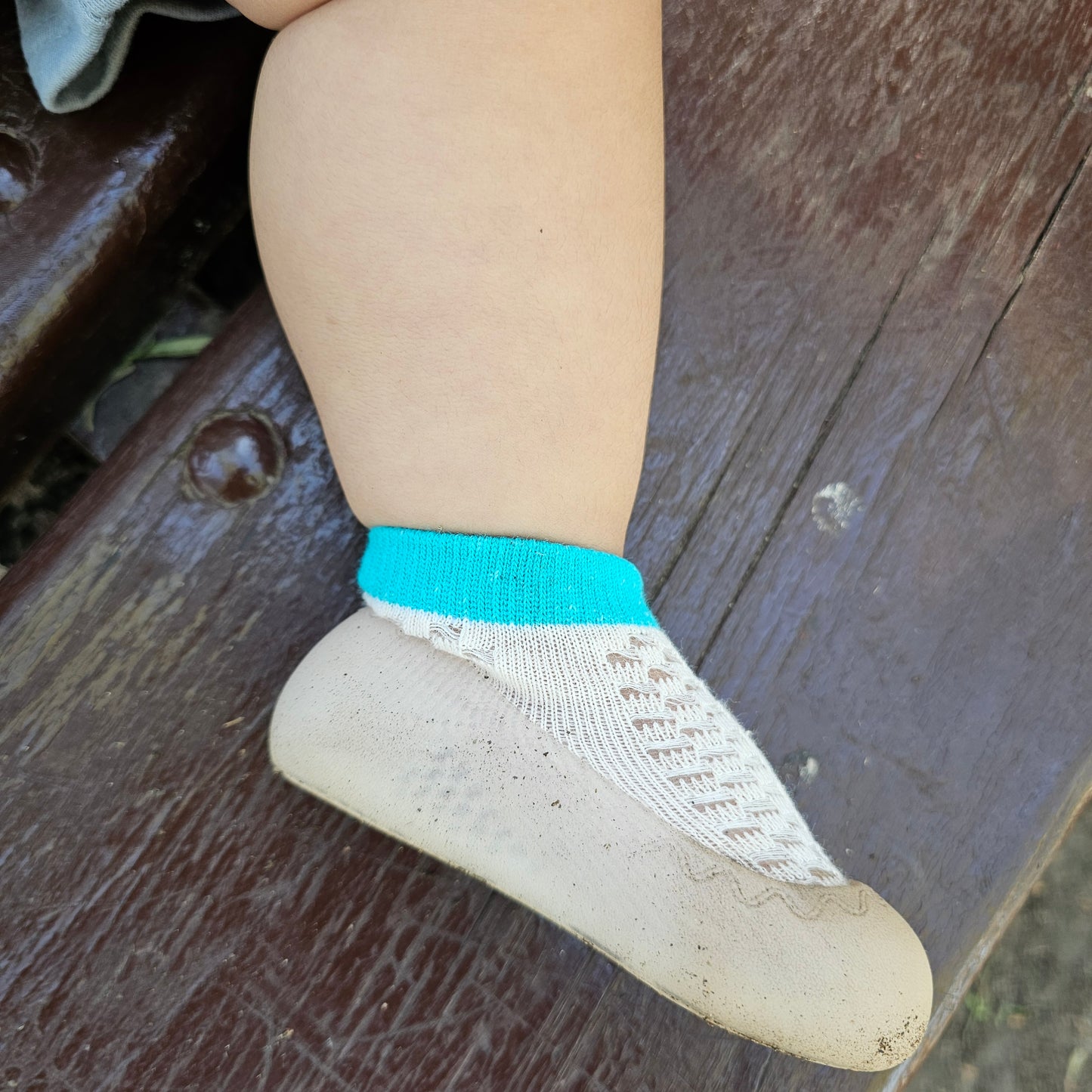 Zapato calcetín PieFlexible crema