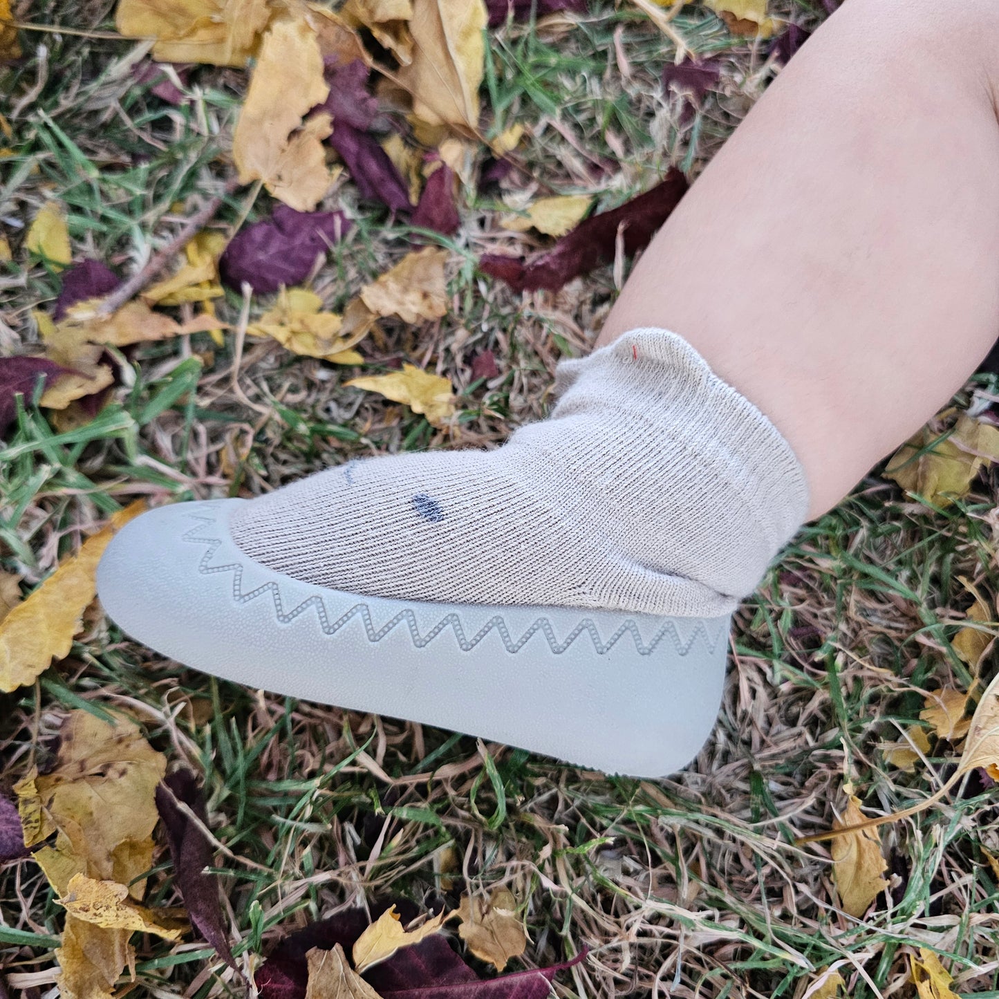 Zapato Calcetín DulcesPasos beige