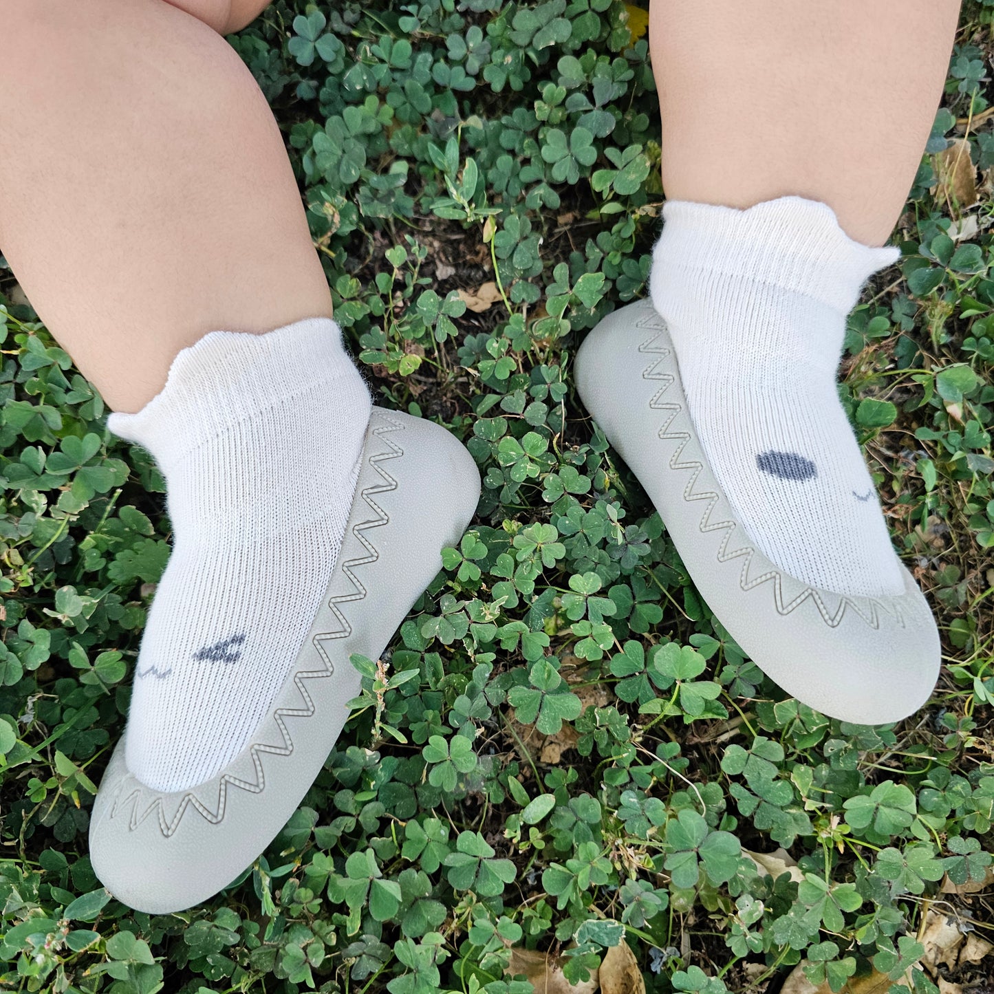 Zapato Calcetín DulcesPasos blanco
