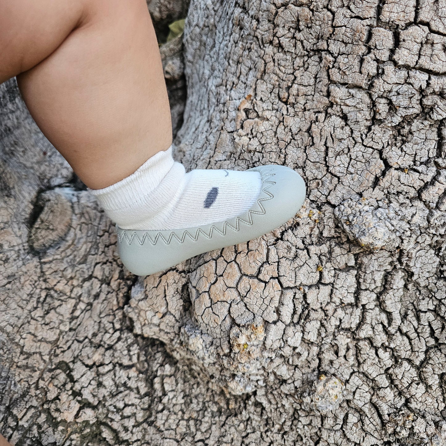 Zapato Calcetín DulcesPasos blanco