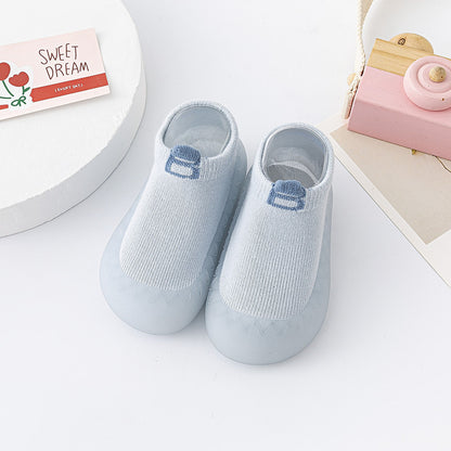 Zapato calcetín ergonómico para bebes azul