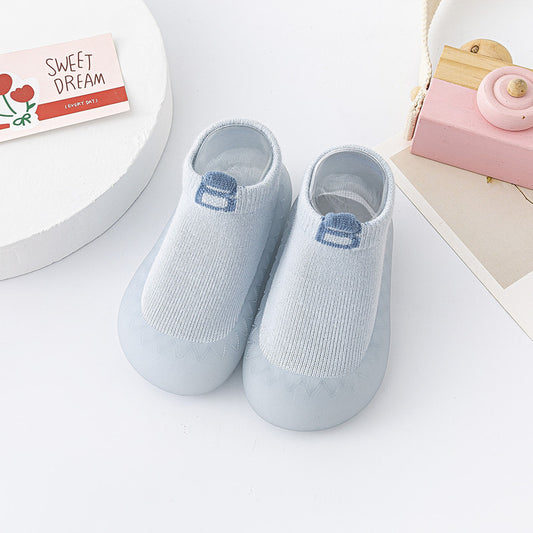 Zapato calcetín ergonómico para bebes azul
