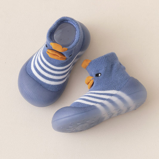 Zapato calcetín ergonómico para bebés color azul